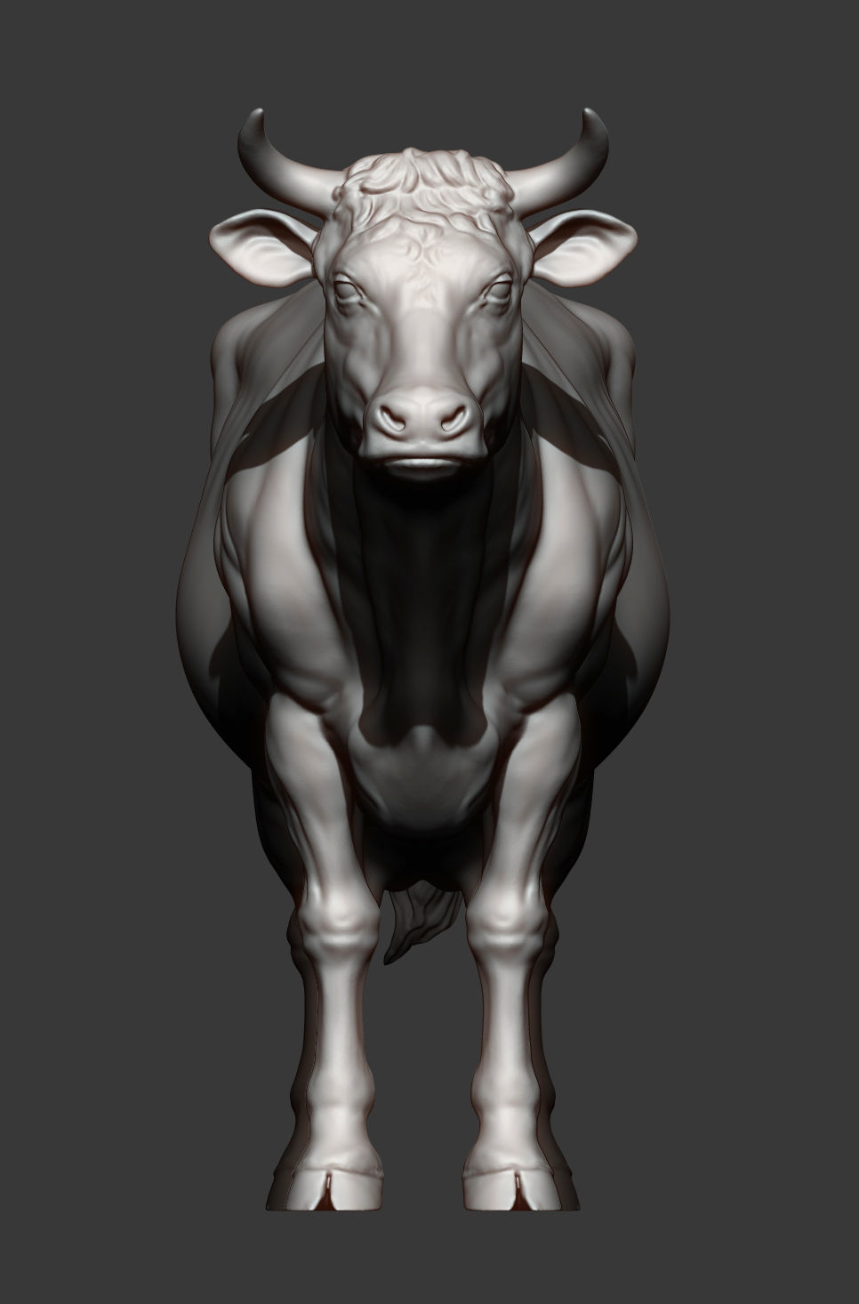 Cow 3D print model 3D print model_11