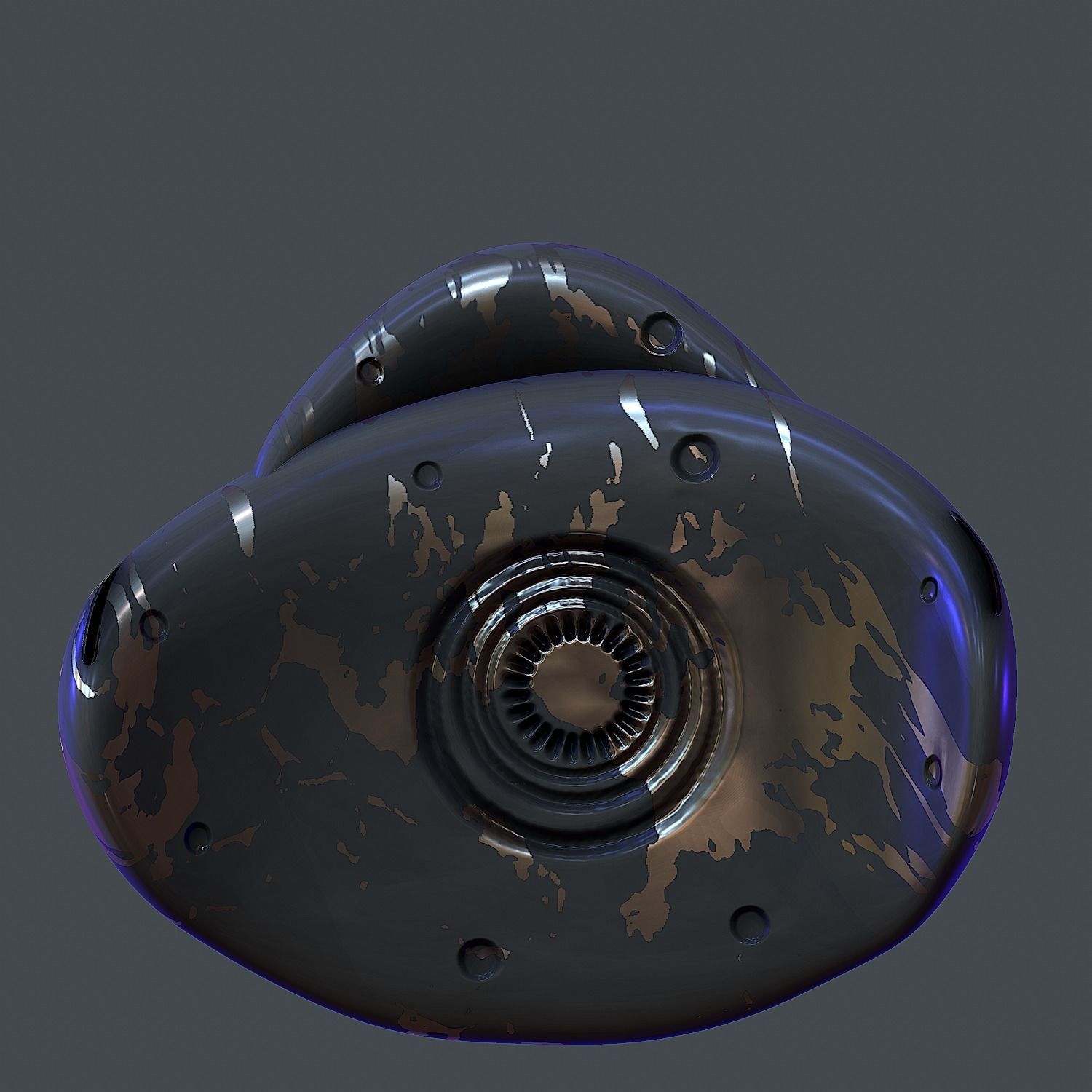 Gas mask helmet 3d model scifi Low-poly Low-poly 3D model Low-poly 3D model_5