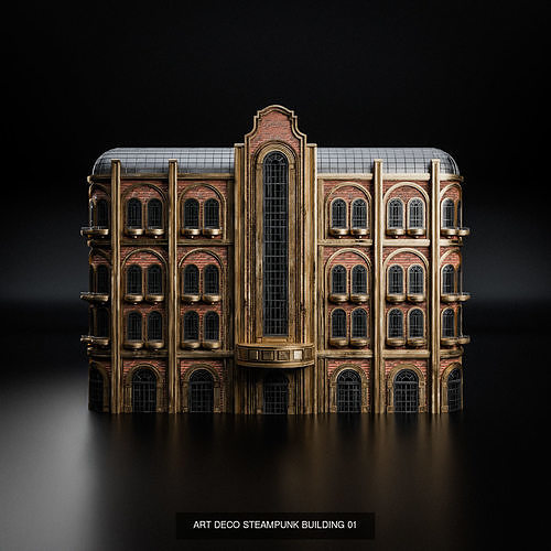 ART DECO STEAMPUNK BUILDING PACK 6 BUILDING 6