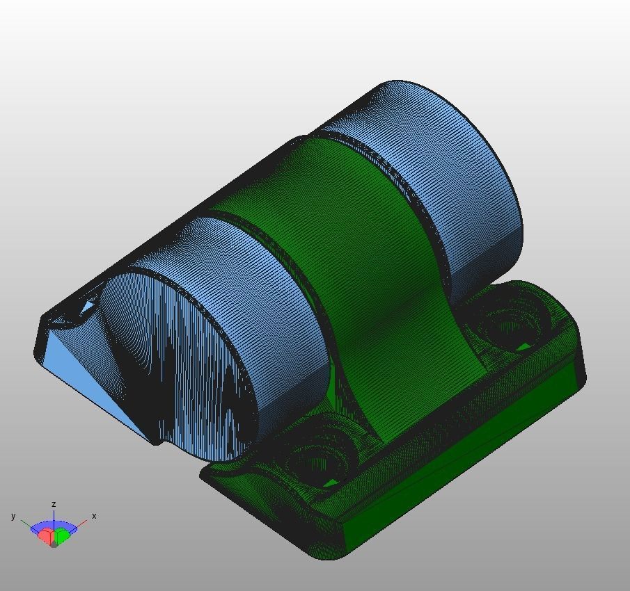 Plastic Hinge Medium 3D print model_39