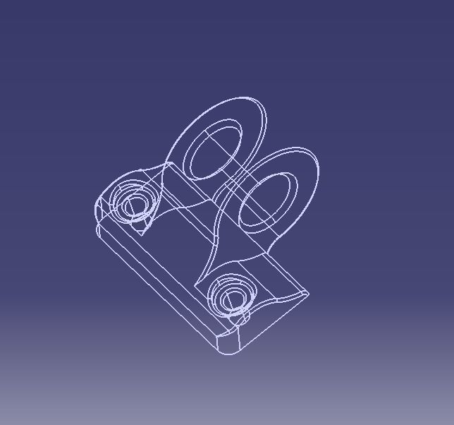 Plastic Hinge Medium 3D print model_28