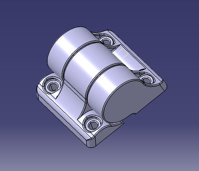 Plastic Hinge Medium 3D print model_23