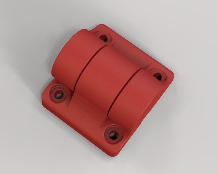 Plastic Hinge Medium 3D print model_15