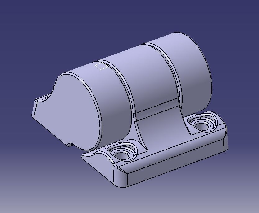 Plastic Hinge Medium 3D print model_34