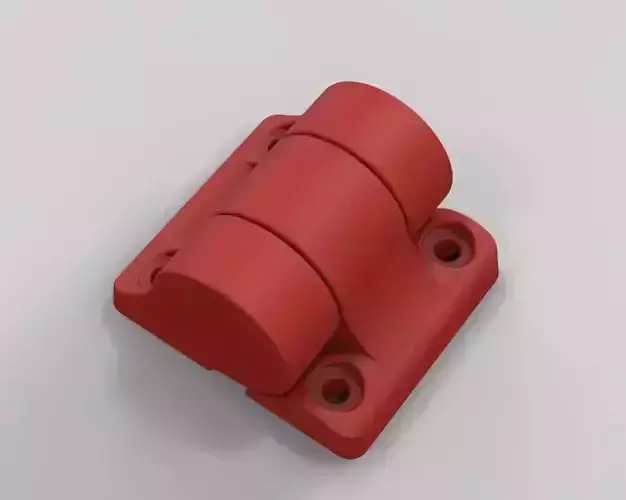Plastic Hinge Medium 3D print model