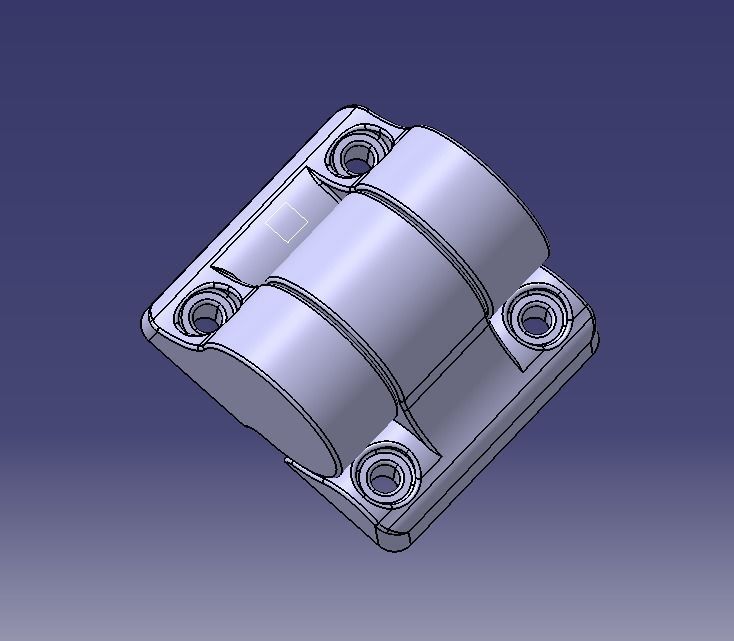 Plastic Hinge Medium 3D print model_29
