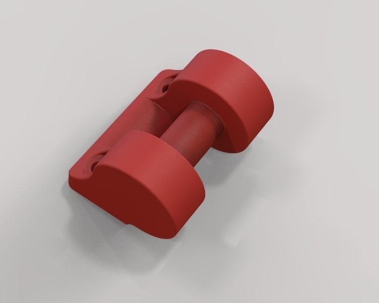 Plastic Hinge Medium 3D print model_11