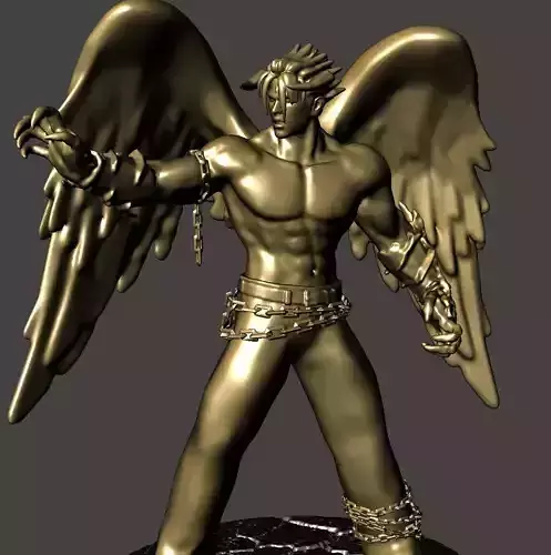 DEVIL JIN - TEKKEN 7 NAMCO KAZAMA MISHIMA Hi-Poly STL keyed 3D print model
