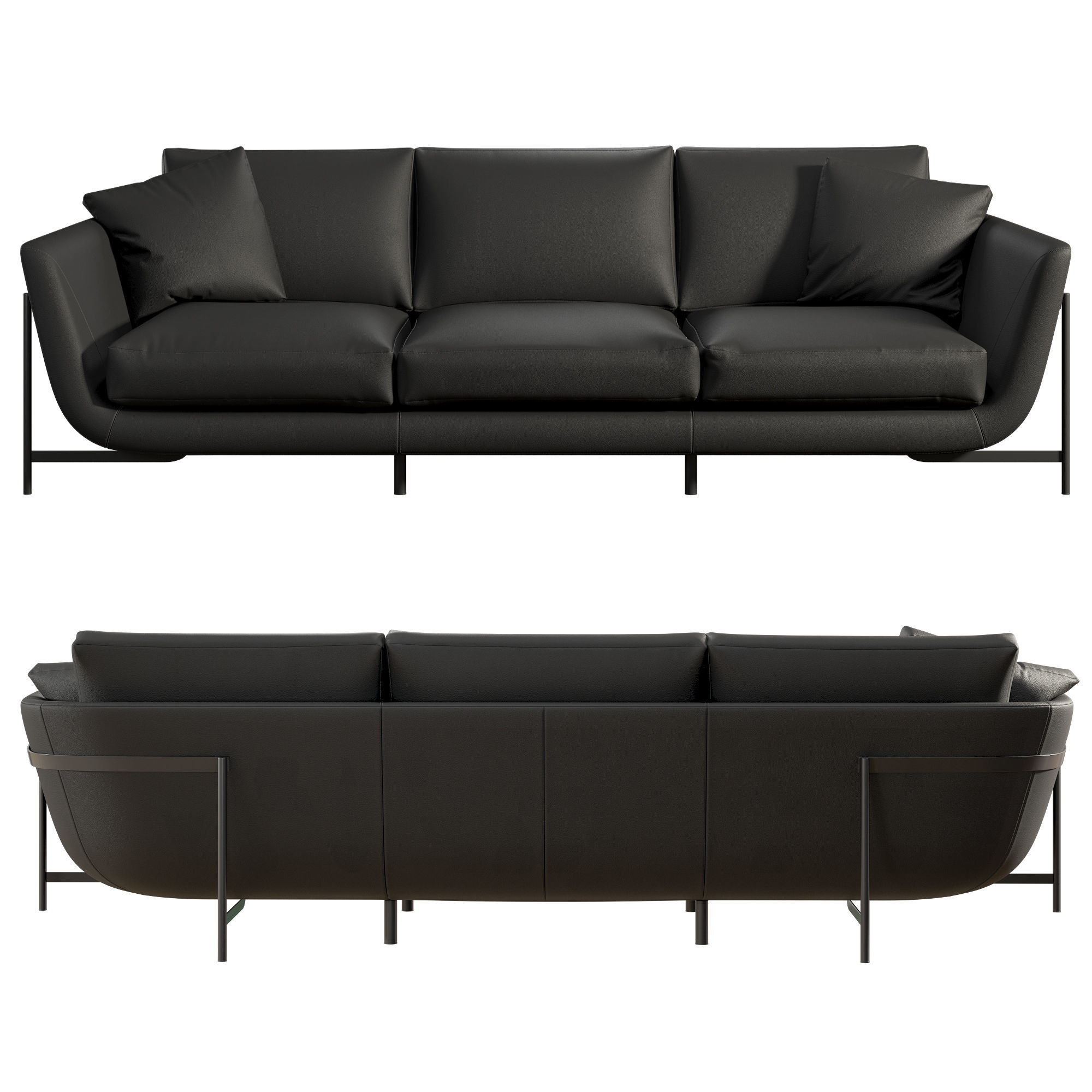 Playback Sofa 3D model_1