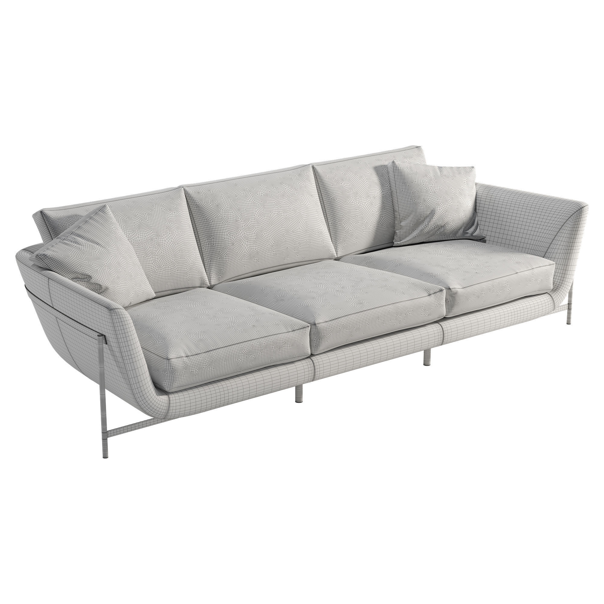 Playback Sofa 3D model_11