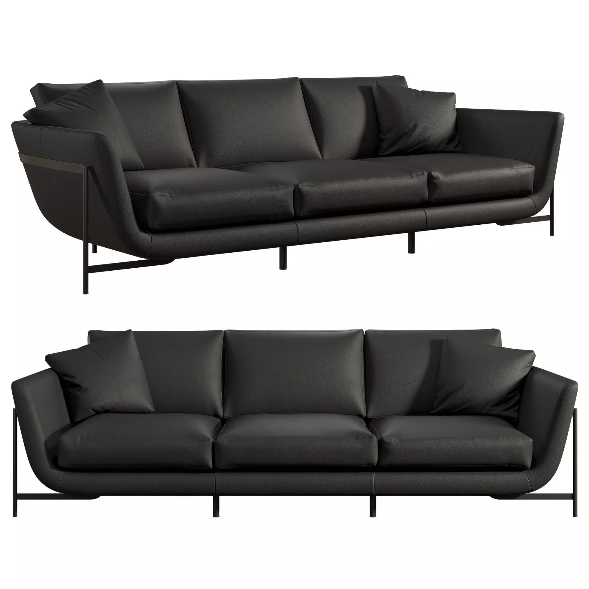 Playback Sofa 3D model_0