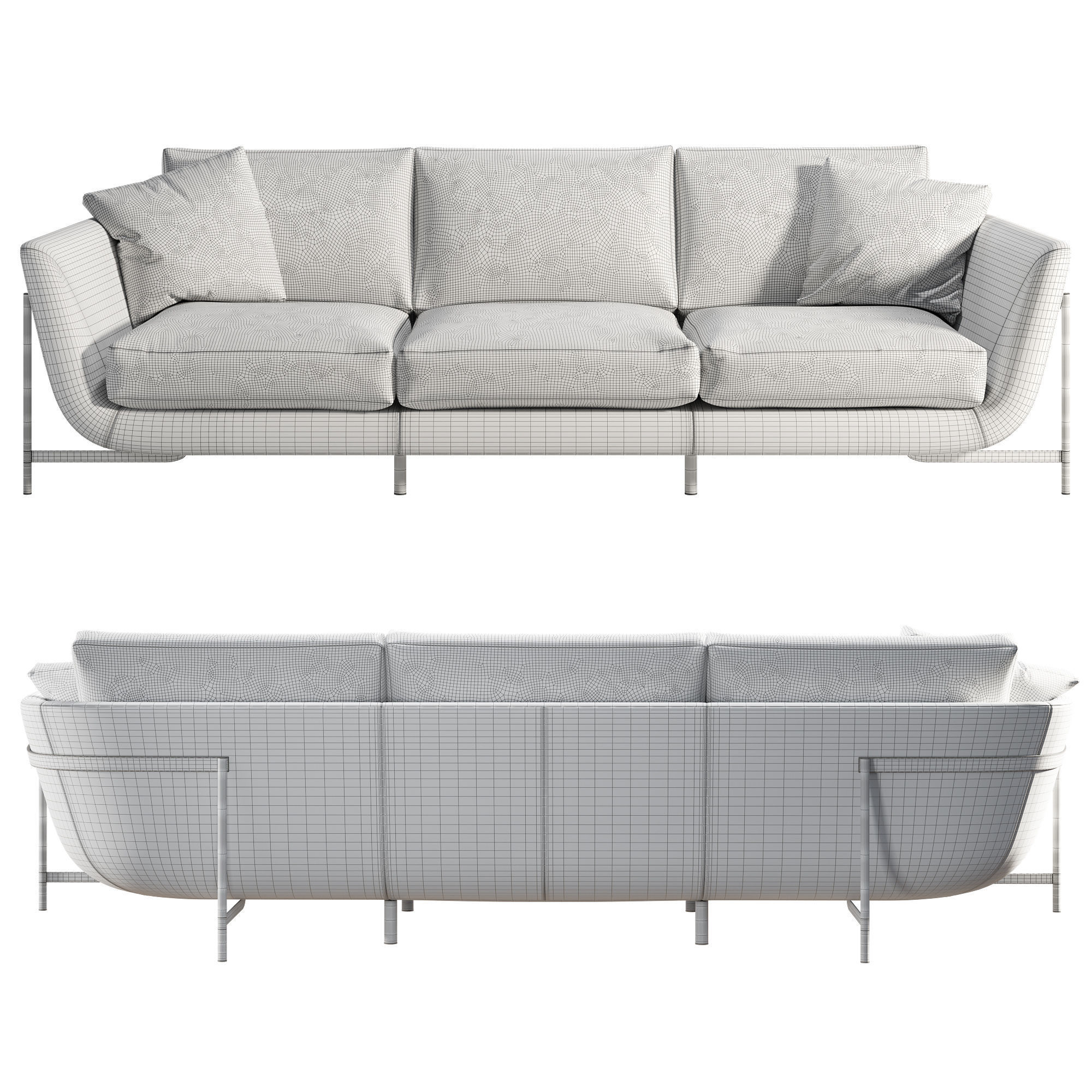 Playback Sofa 3D model_3