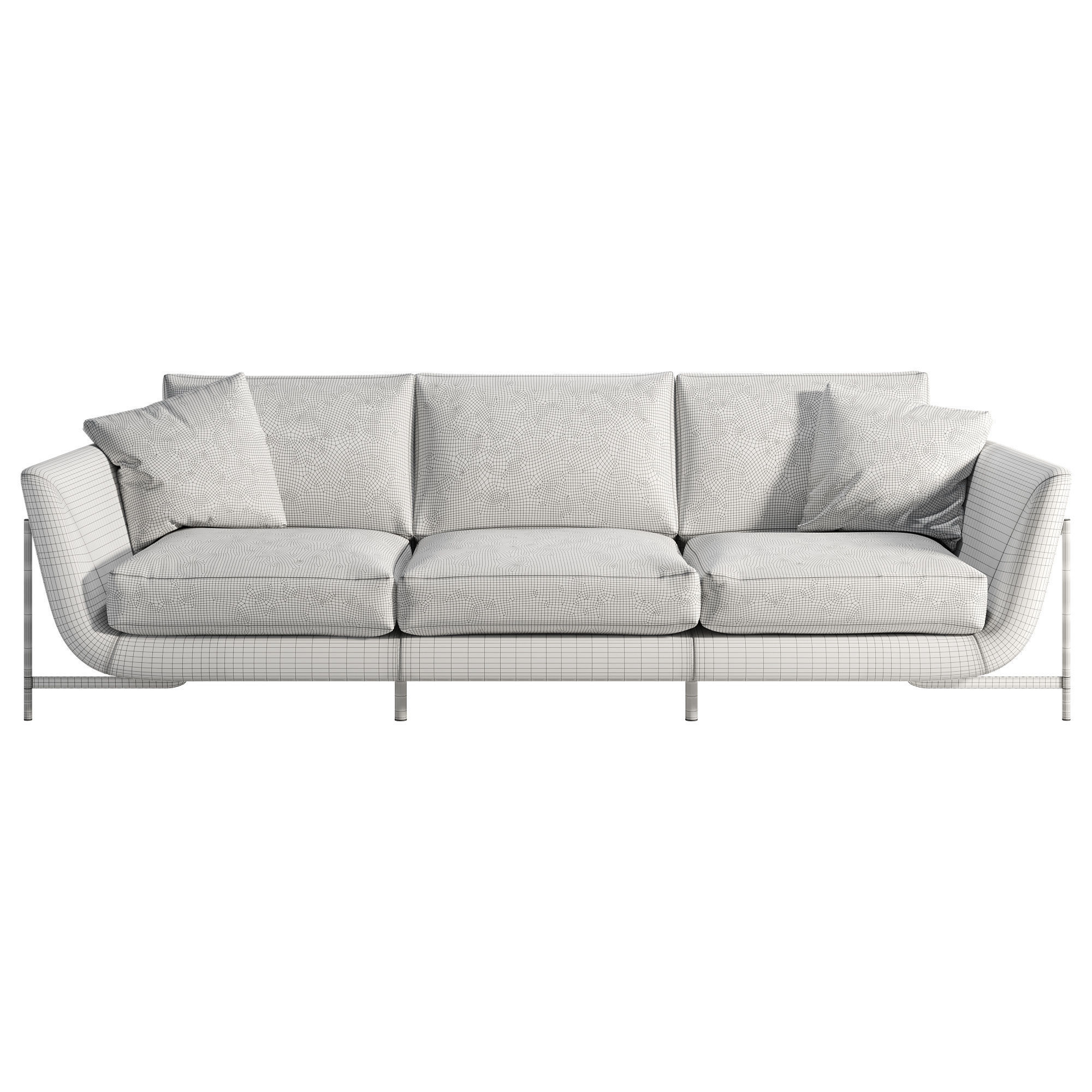 Playback Sofa 3D model_7
