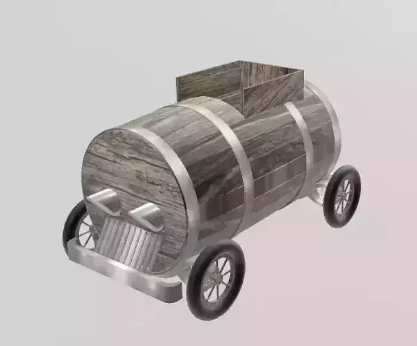 Soapbox barrel racing car
