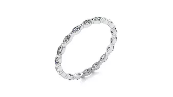 Marquise Diamond Band