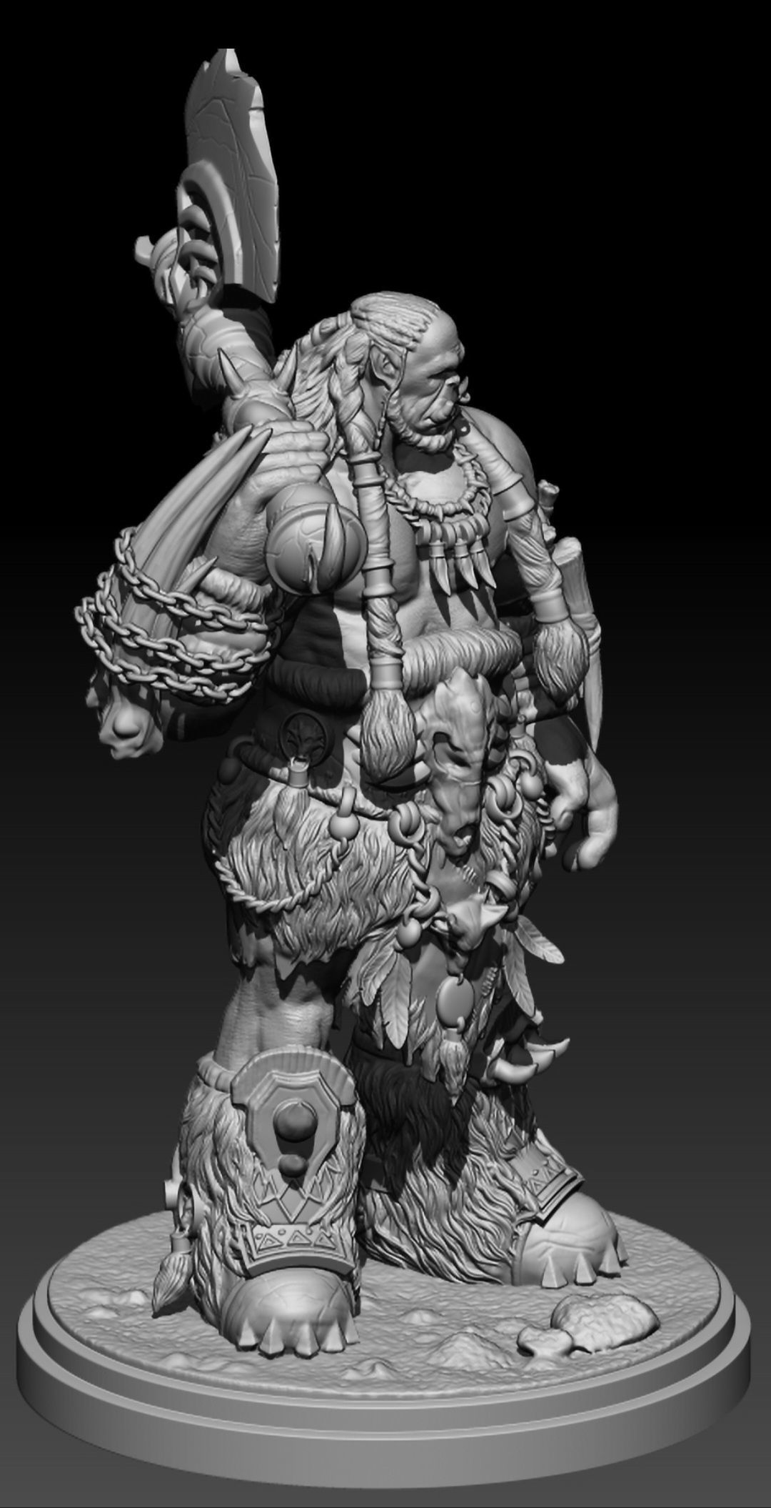 Durotan Warcraft Orc 3d Stl Printable 3D print model_6