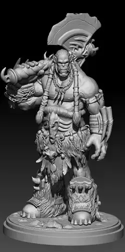 Durotan Warcraft Orc 3d Stl Printable