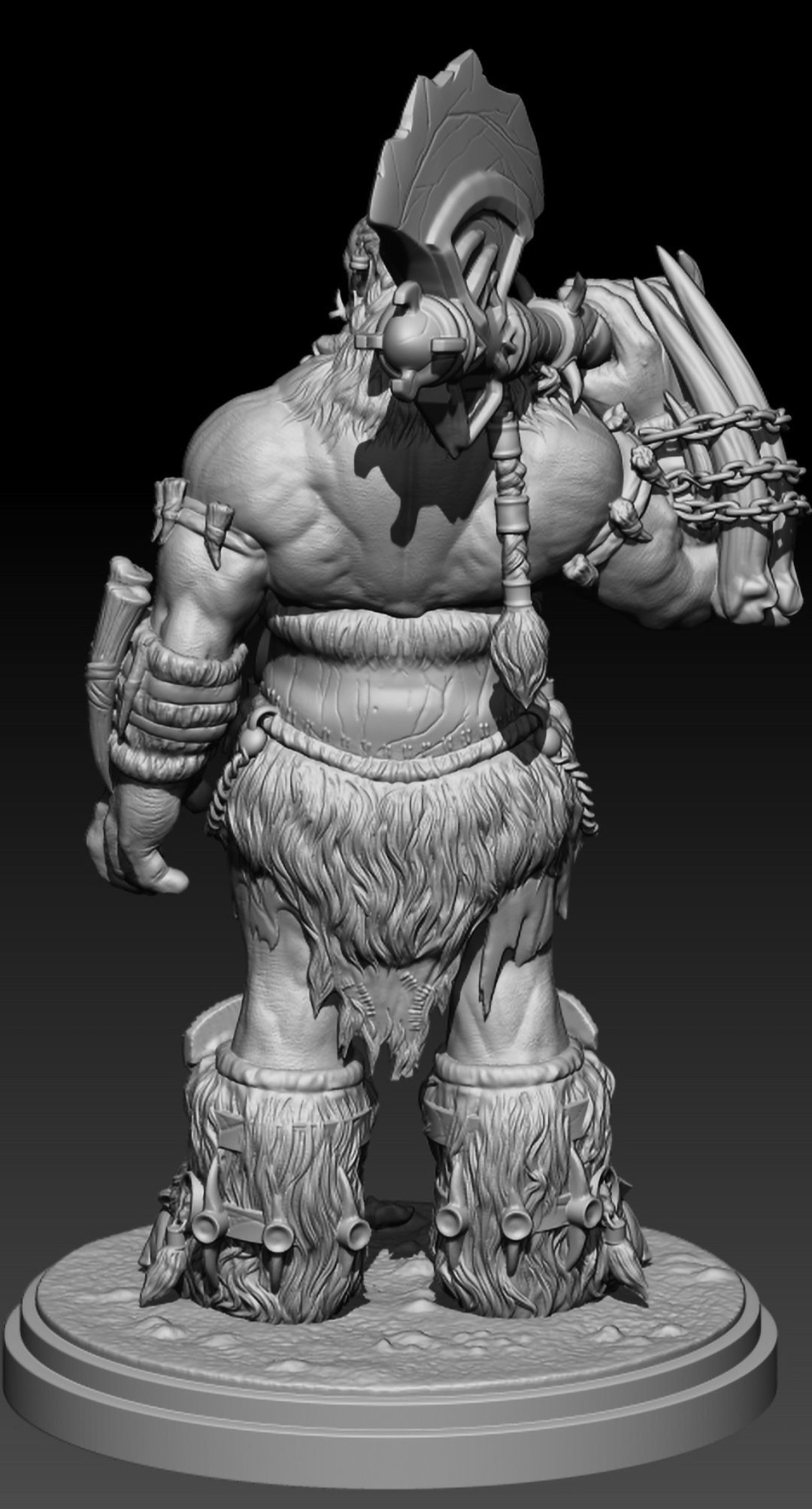 Durotan Warcraft Orc 3d Stl Printable 3D print model_5