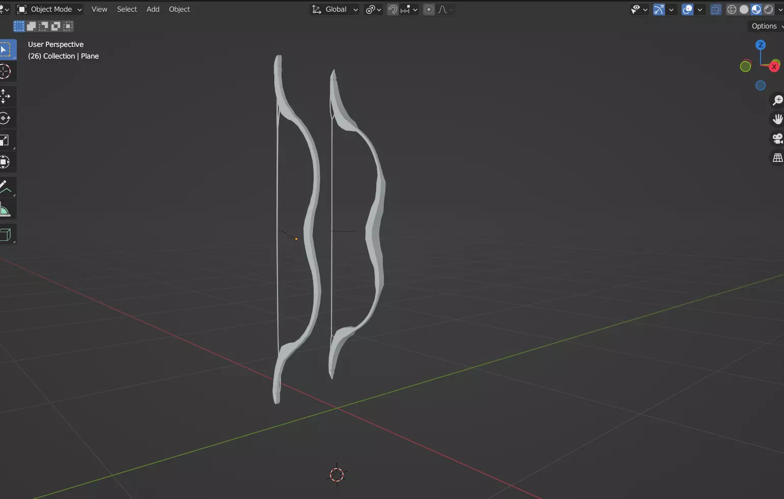 two bows  Free 3D model_0
