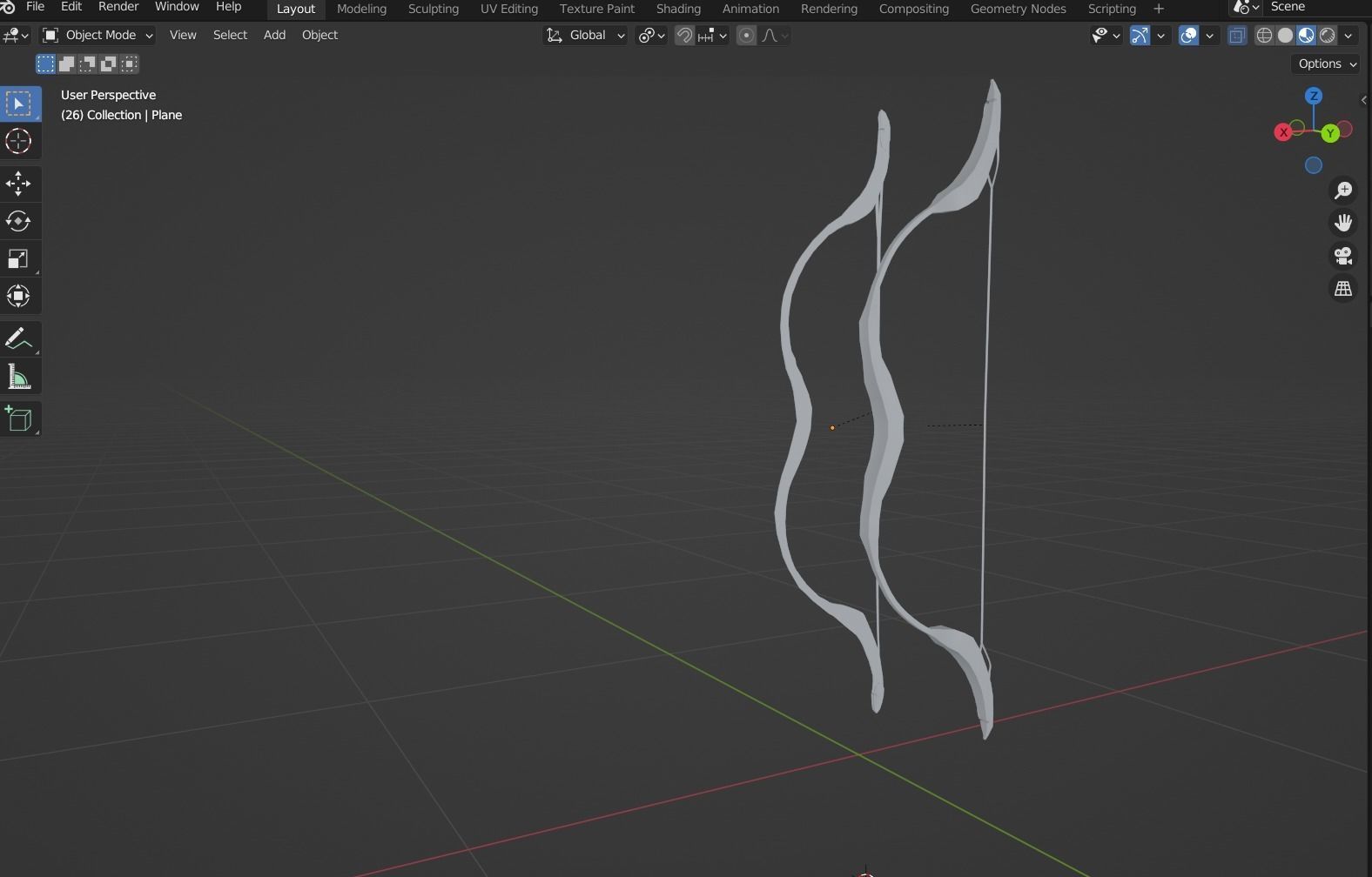 two bows  Free 3D model_1