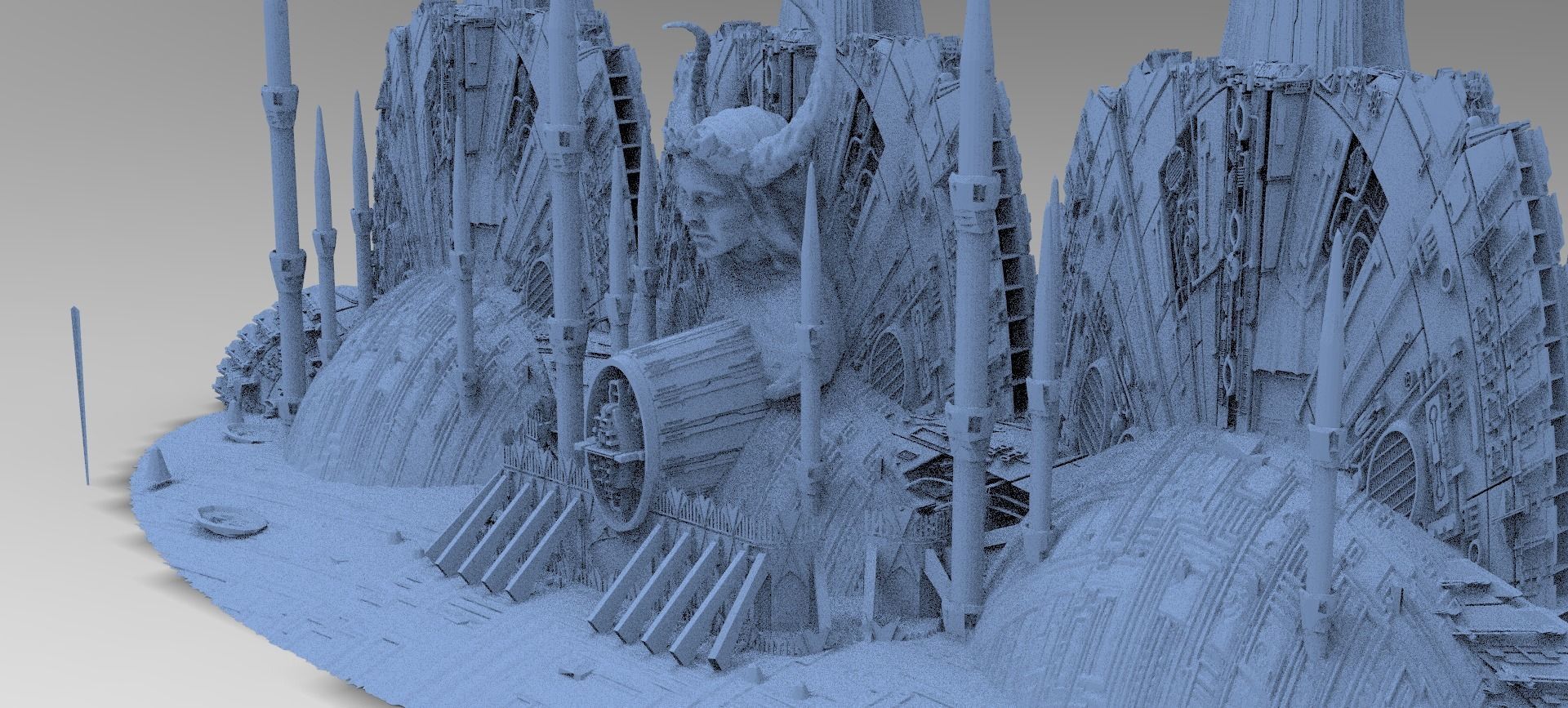 Alien Prometheus temples 1 3D model_1