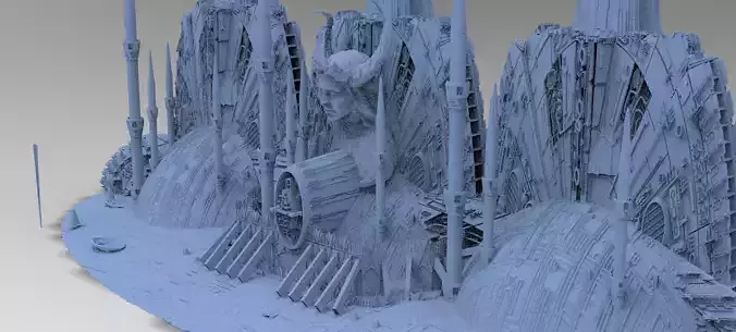 Alien Prometheus temples 1 3D model