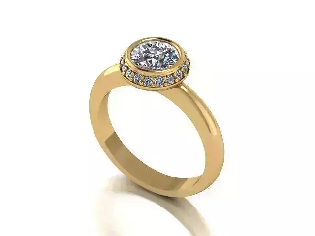 Ring bezel 3D print model