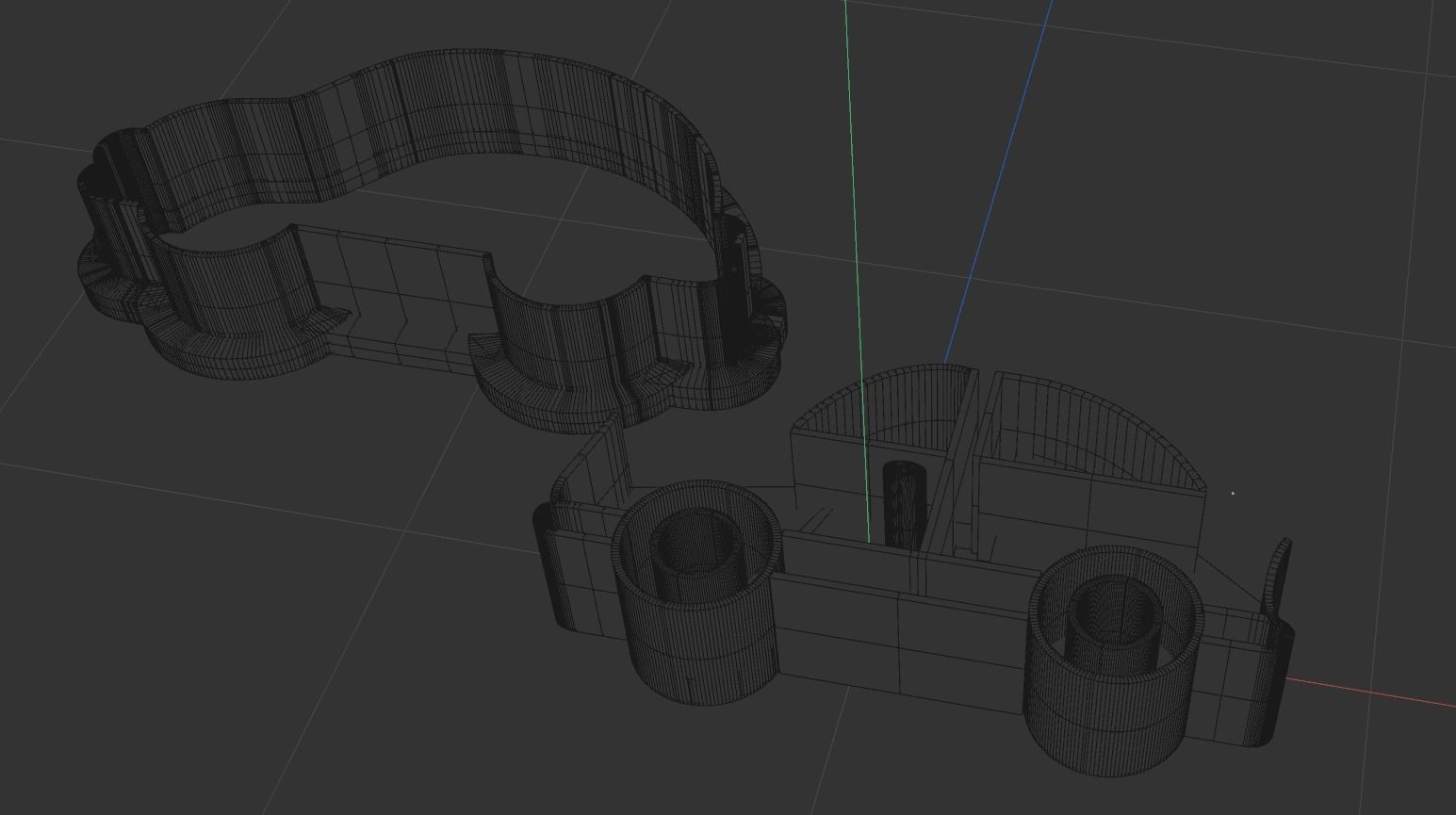 Schematic car cookie cutter 3D print model_4
