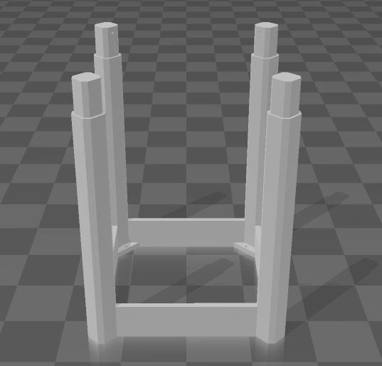 3D Printable Table Stand  3D print model_3