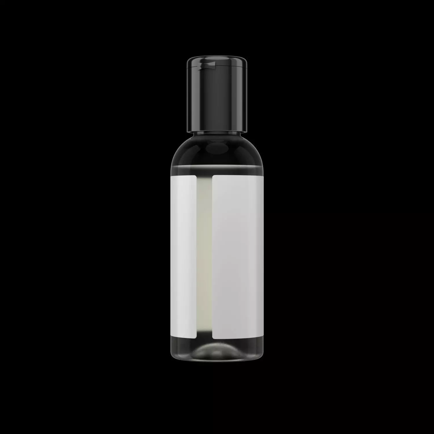 Bottle With Liquid 3D model_0