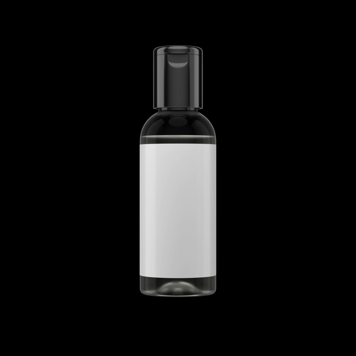Bottle With Liquid 3D model_1