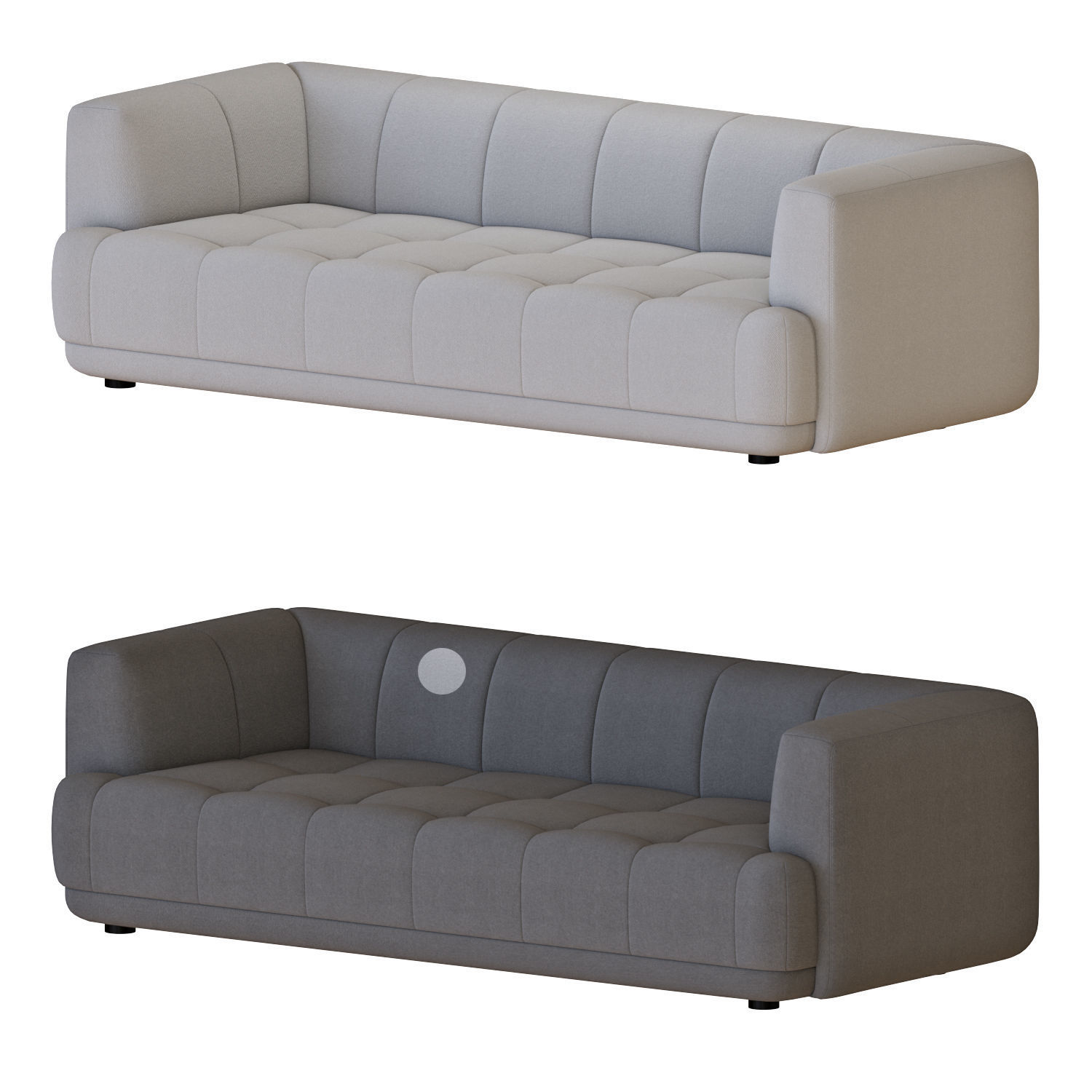 Hay Quilton Sofa 3D model_1