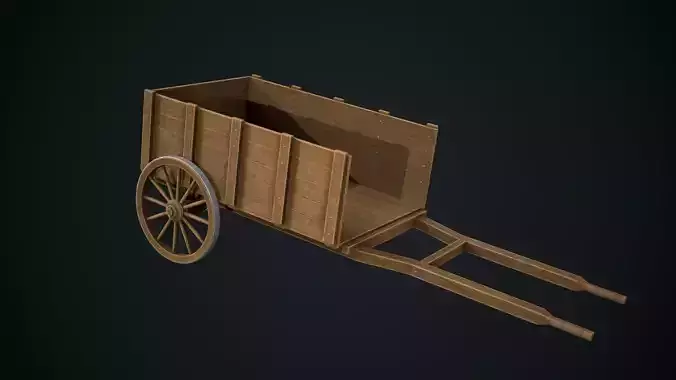 Wooden old Cart