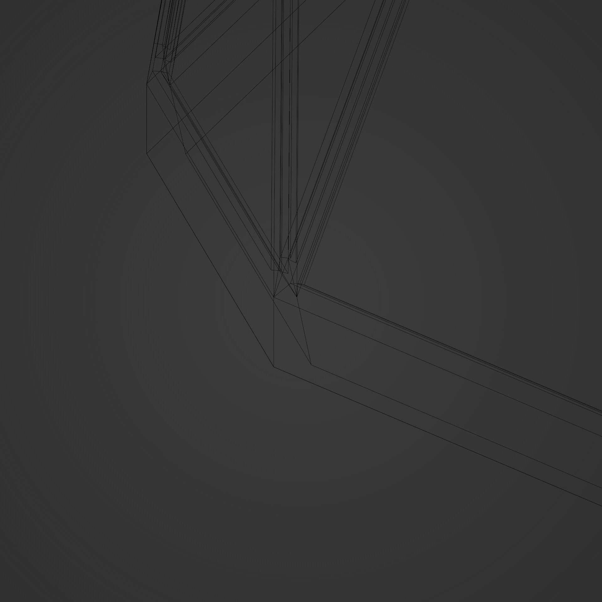 Geodesic dome Low-poly 3D model_15