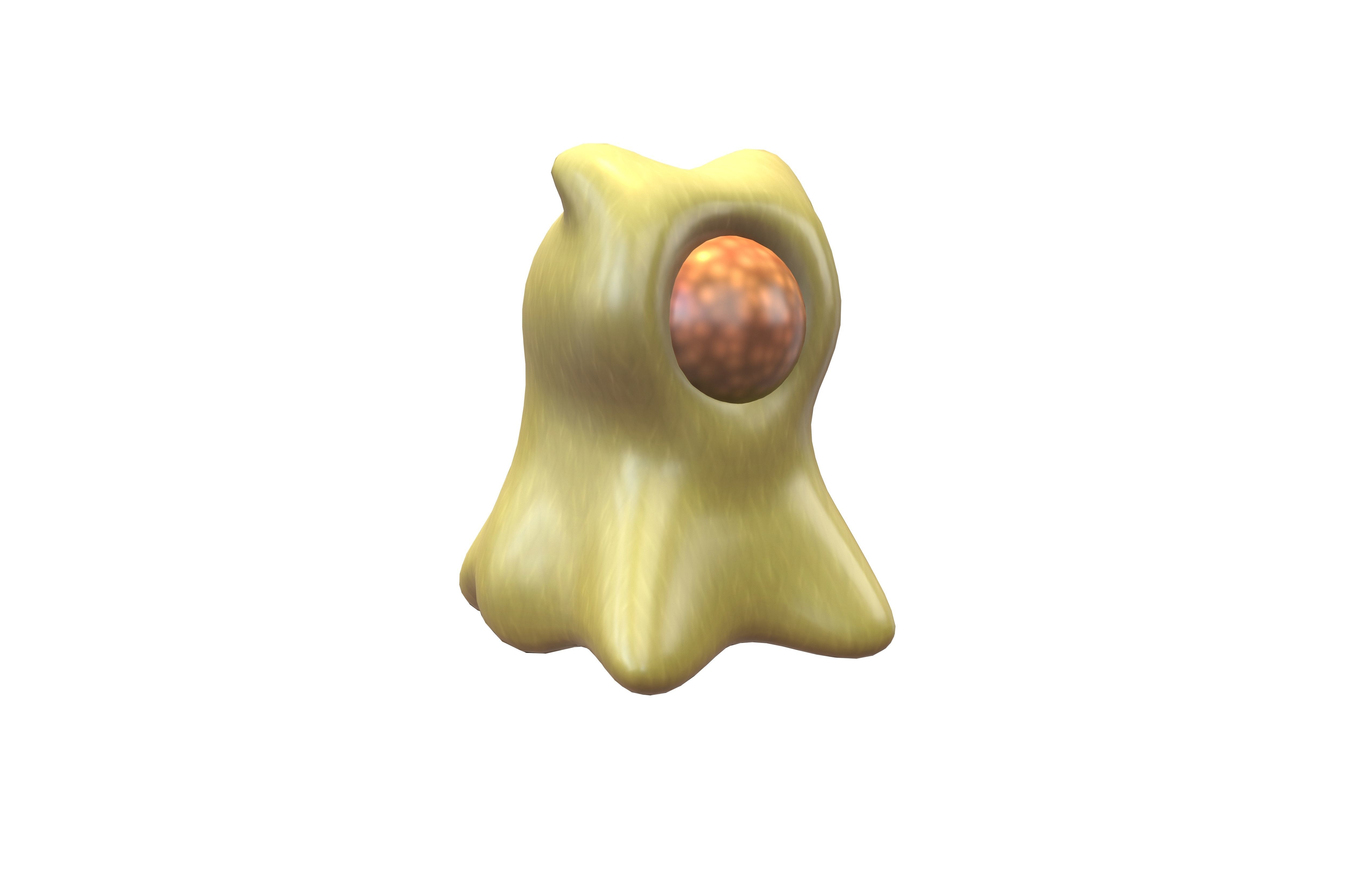 Cartoon Monster v4 002 Low-poly 3D model_1