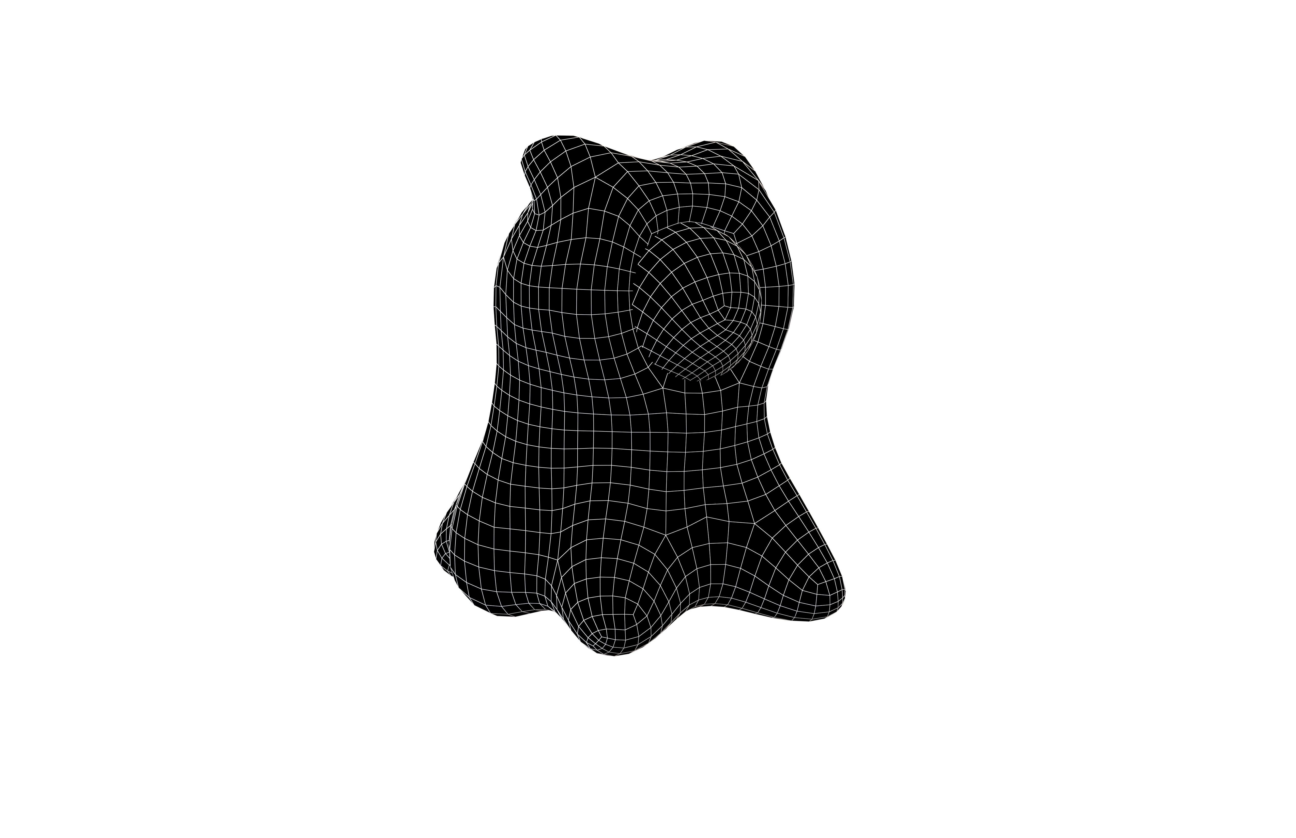 Cartoon Monster v4 003 Low-poly 3D model_5