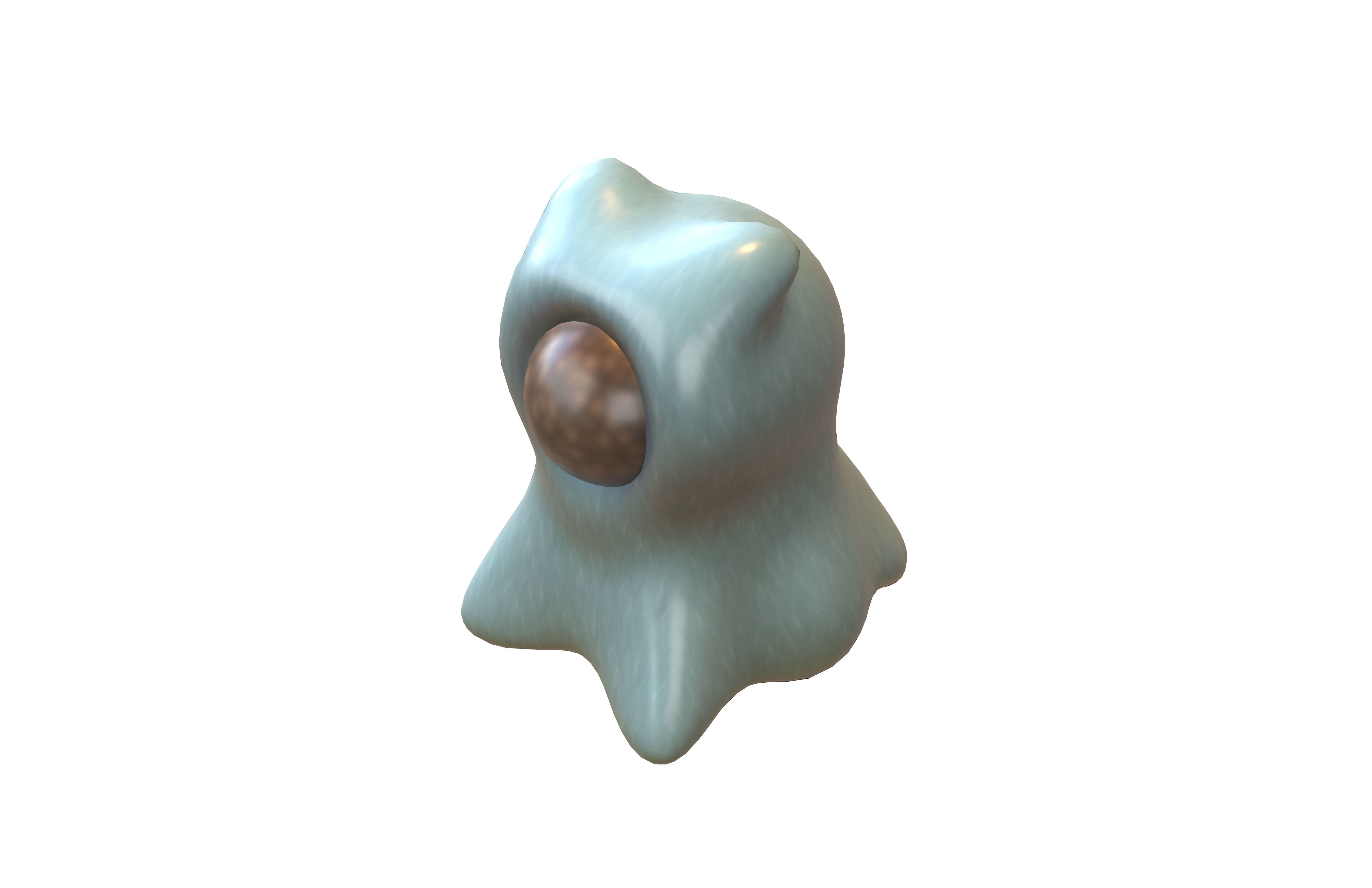 Cartoon Monster v4 003 Low-poly 3D model_2