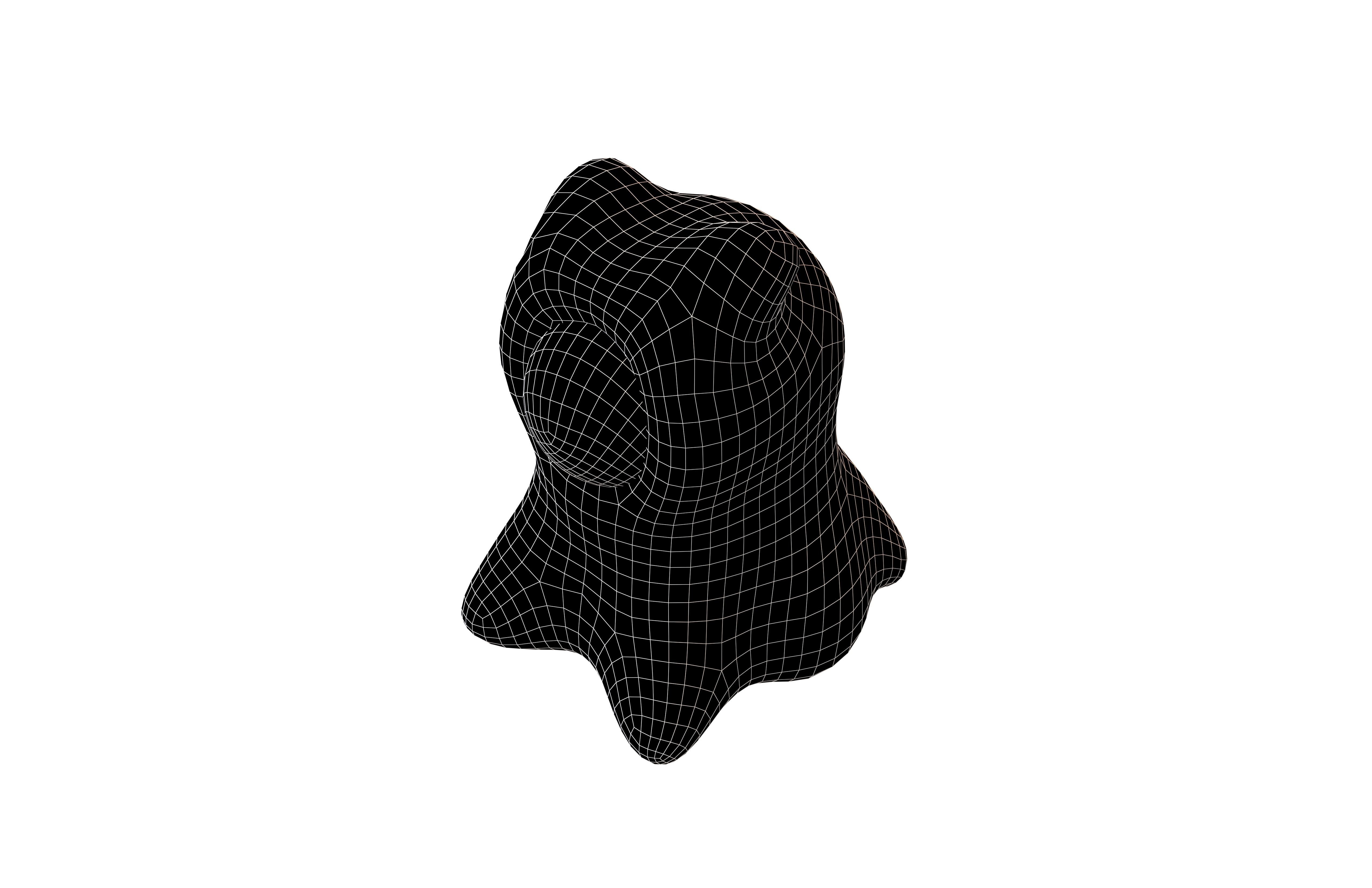 Cartoon Monster v4 003 Low-poly 3D model_6