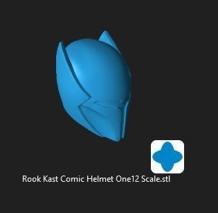 Rook Kast Comic Helmet Bundle Package 3D print model_3