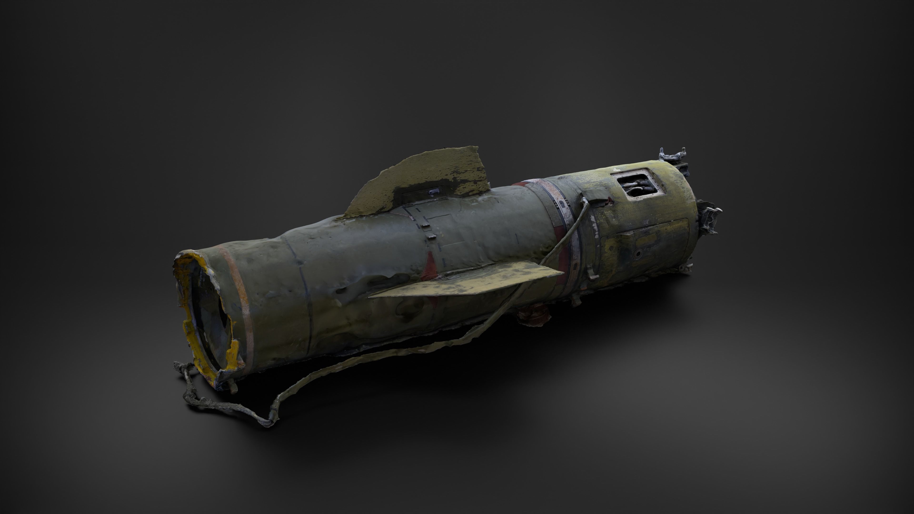Destroyed OTR-21 SS-21 Scarab Tochka-U P2 Photoscan 3D model_12