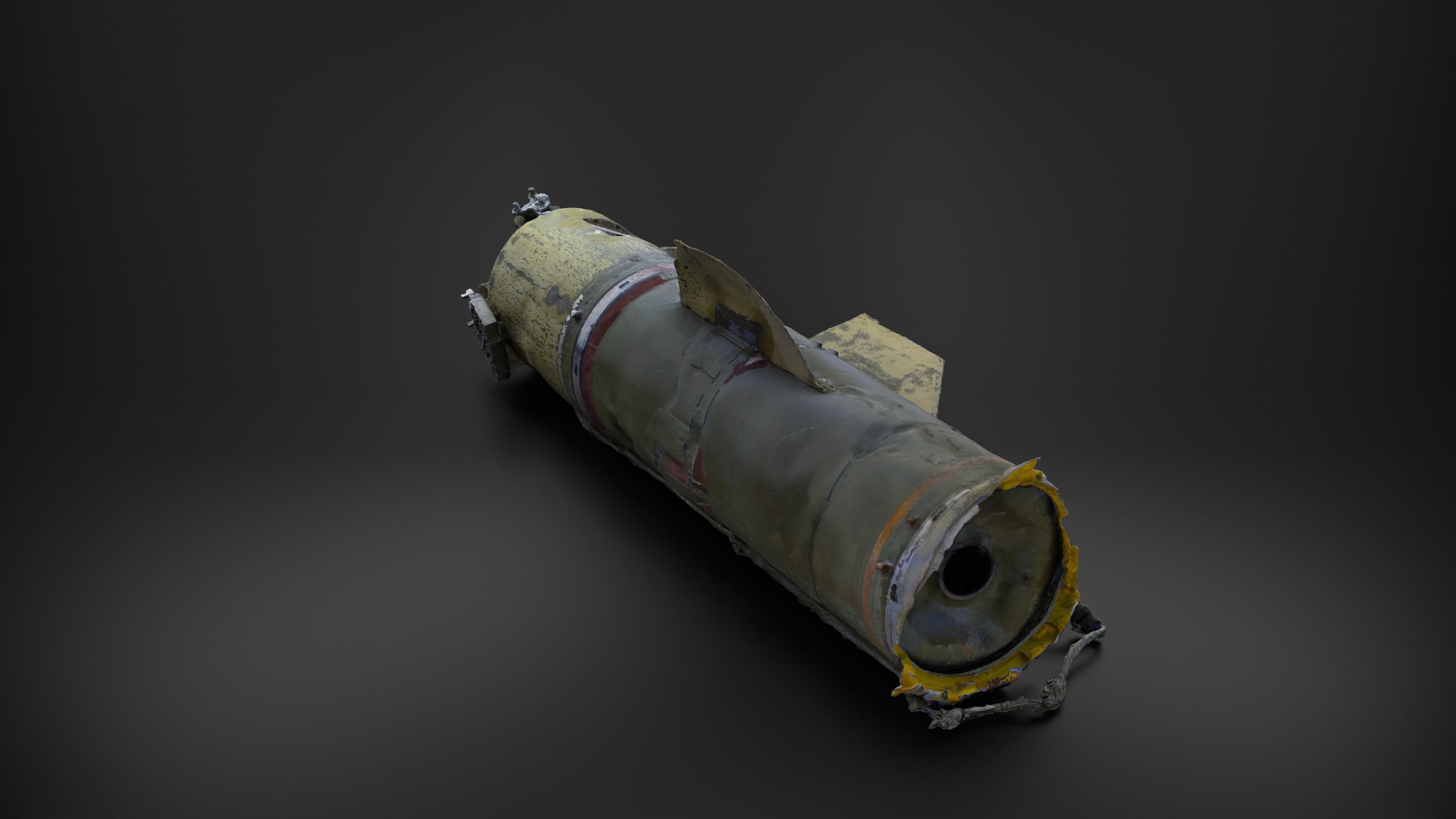 Destroyed OTR-21 SS-21 Scarab Tochka-U P2 Photoscan 3D model_16