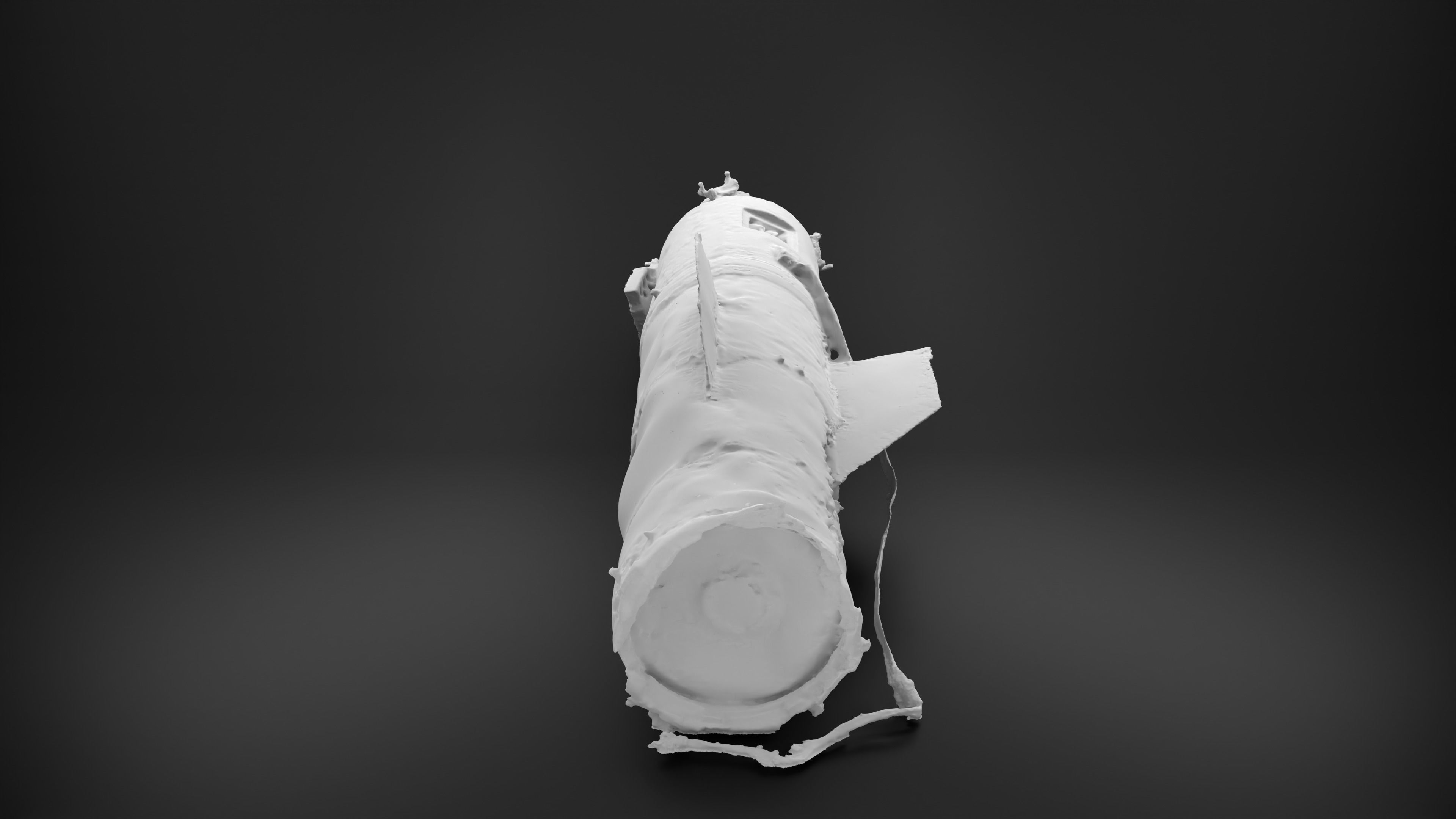 Destroyed OTR-21 SS-21 Scarab Tochka-U P2 Photoscan 3D model_15