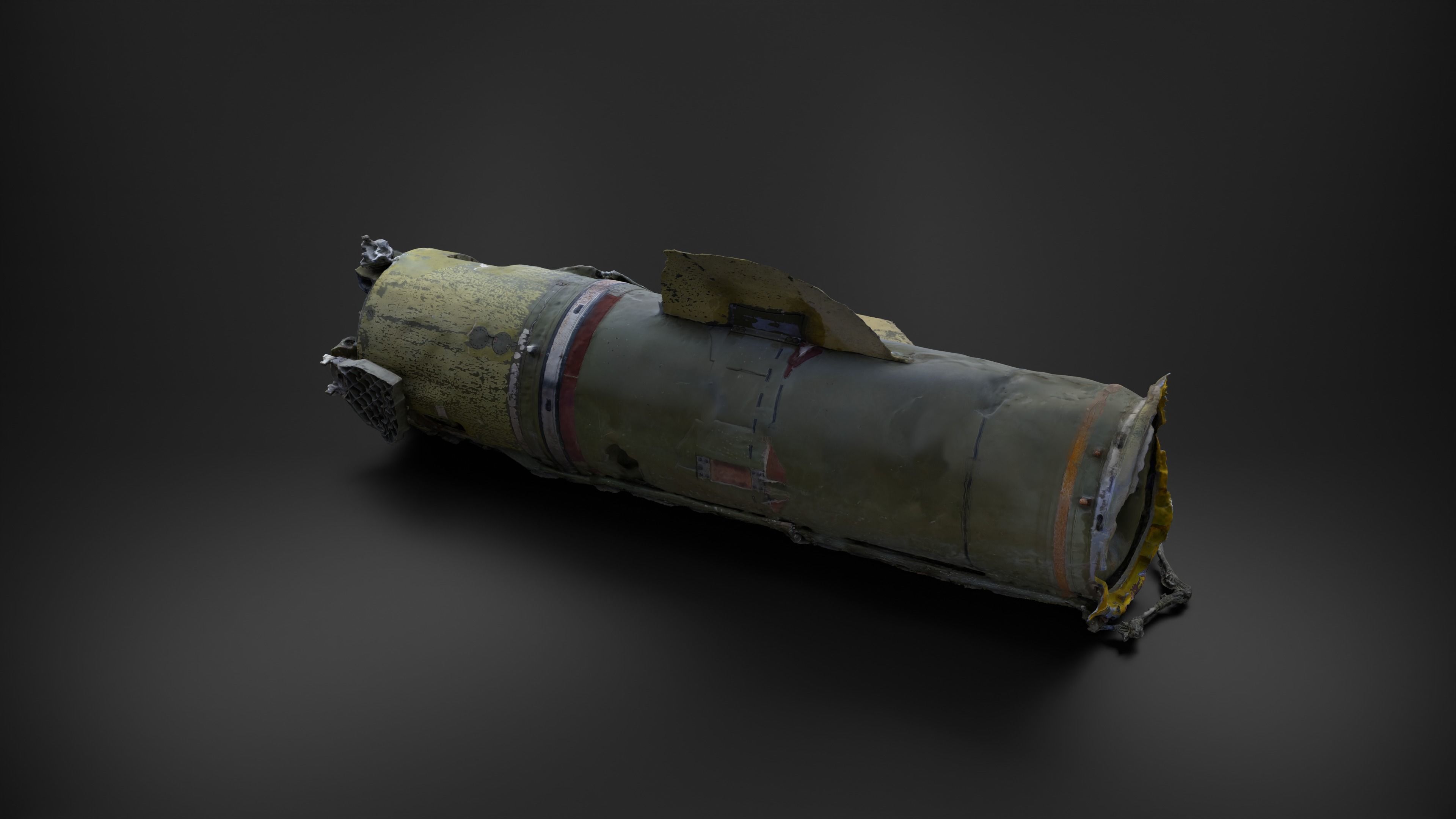 Destroyed OTR-21 SS-21 Scarab Tochka-U P2 Photoscan 3D model_18