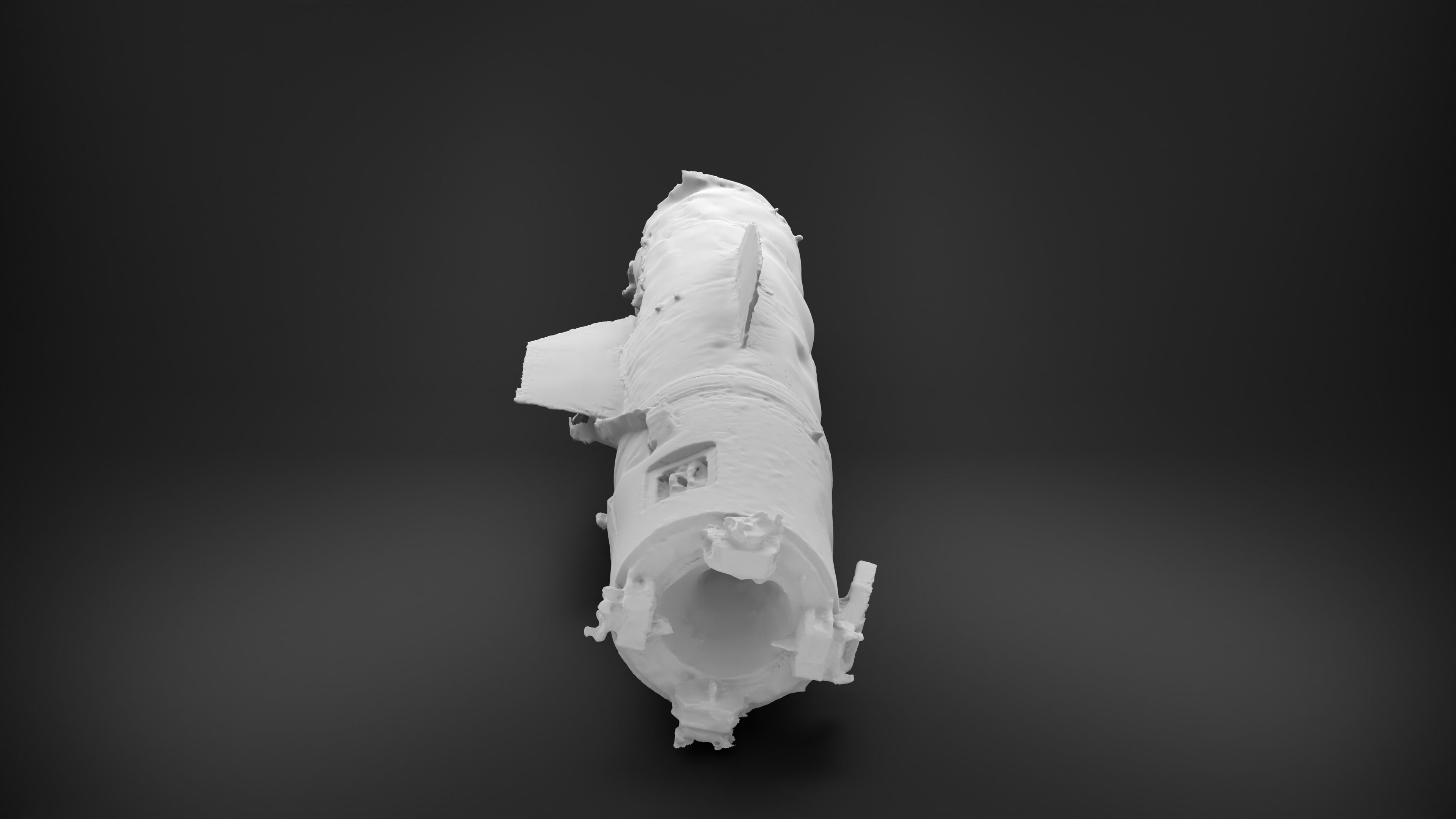 Destroyed OTR-21 SS-21 Scarab Tochka-U P2 Photoscan 3D model_5