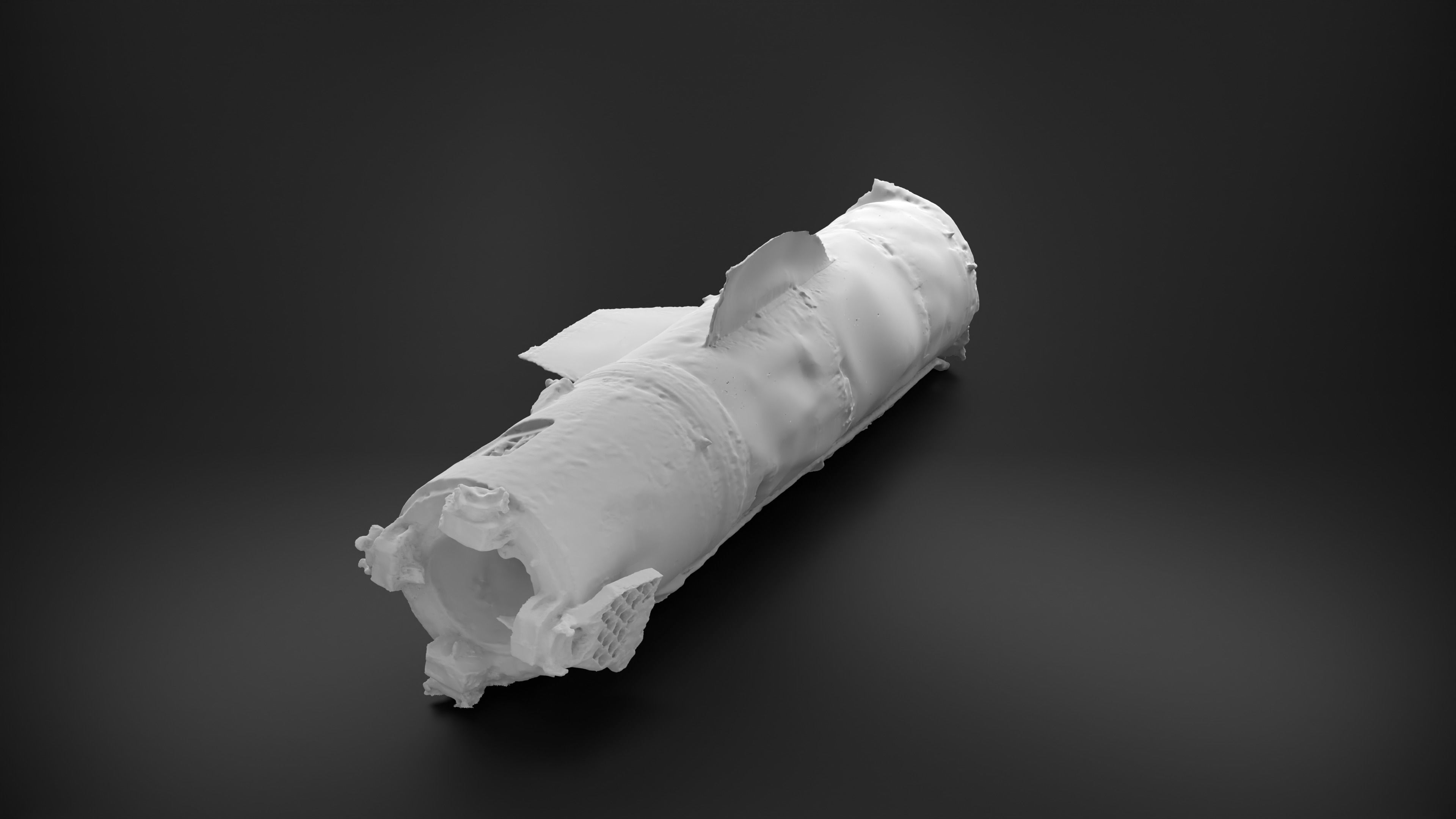 Destroyed OTR-21 SS-21 Scarab Tochka-U P2 Photoscan 3D model_25