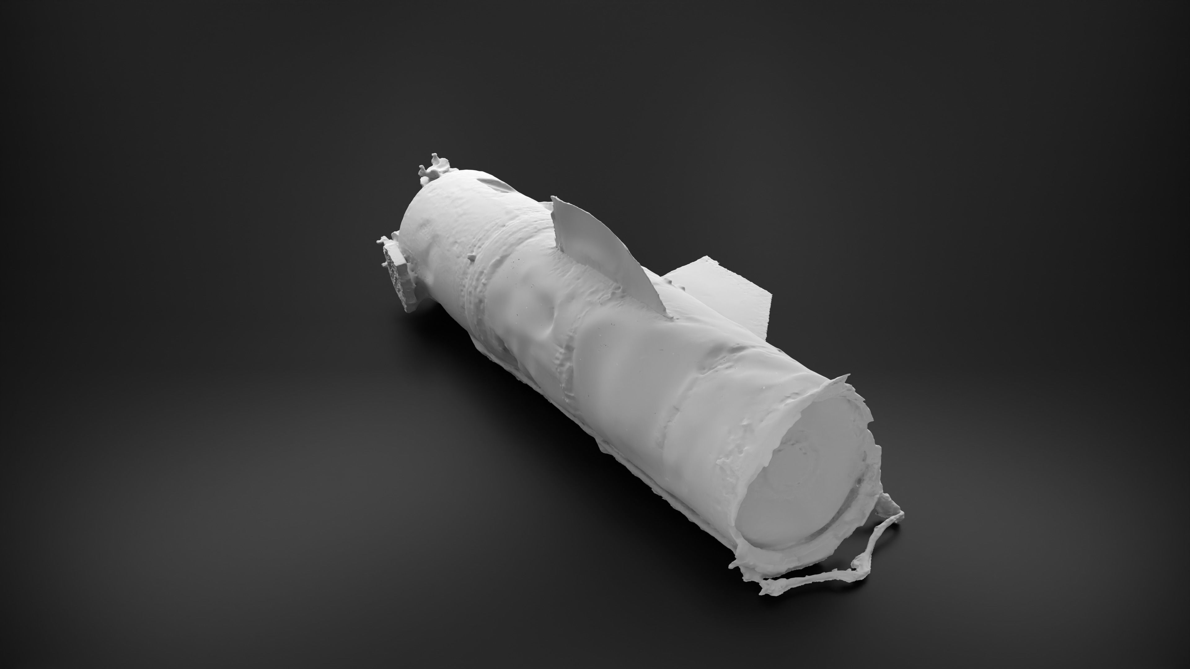 Destroyed OTR-21 SS-21 Scarab Tochka-U P2 Photoscan 3D model_17