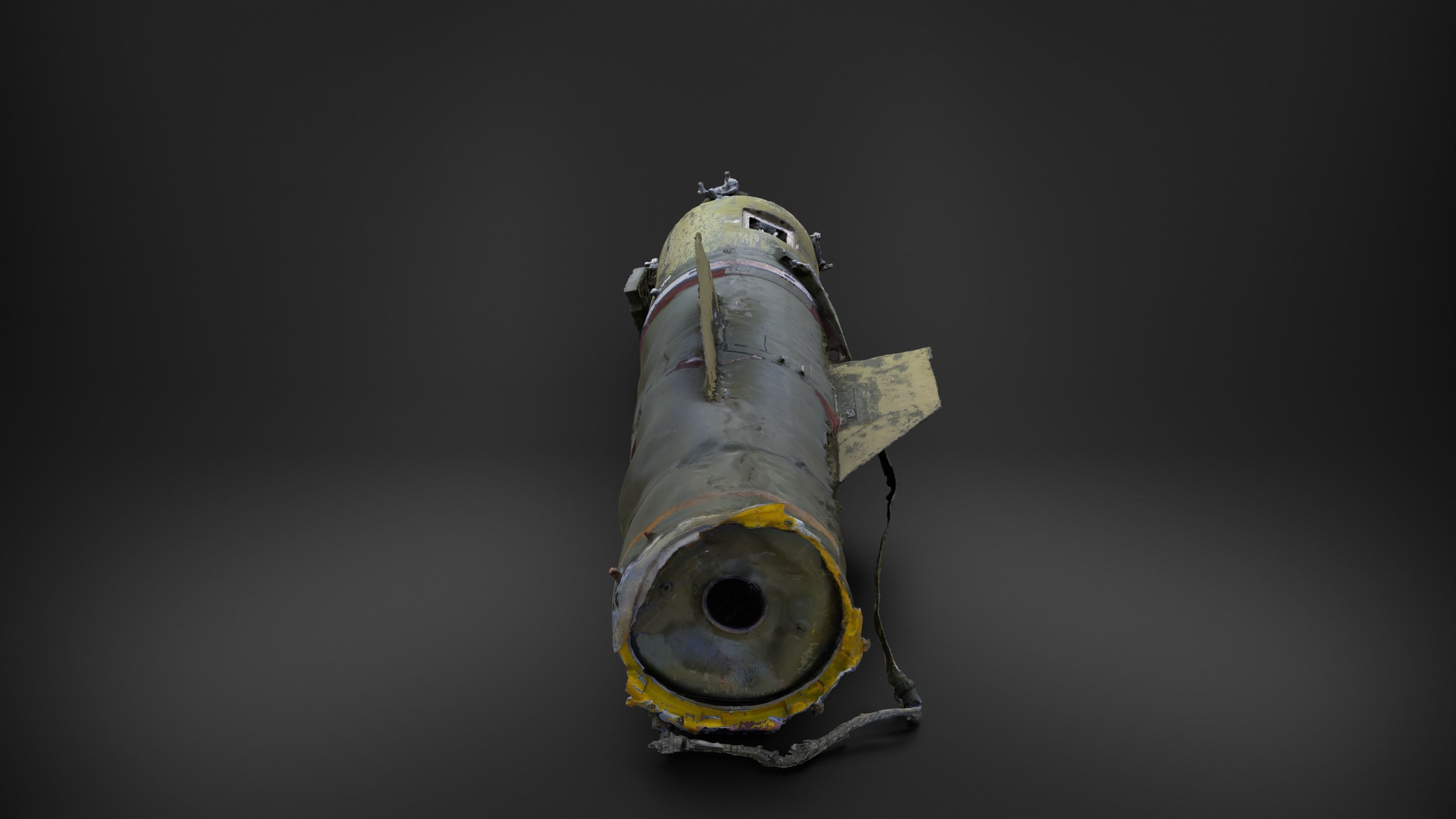 Destroyed OTR-21 SS-21 Scarab Tochka-U P2 Photoscan 3D model_14