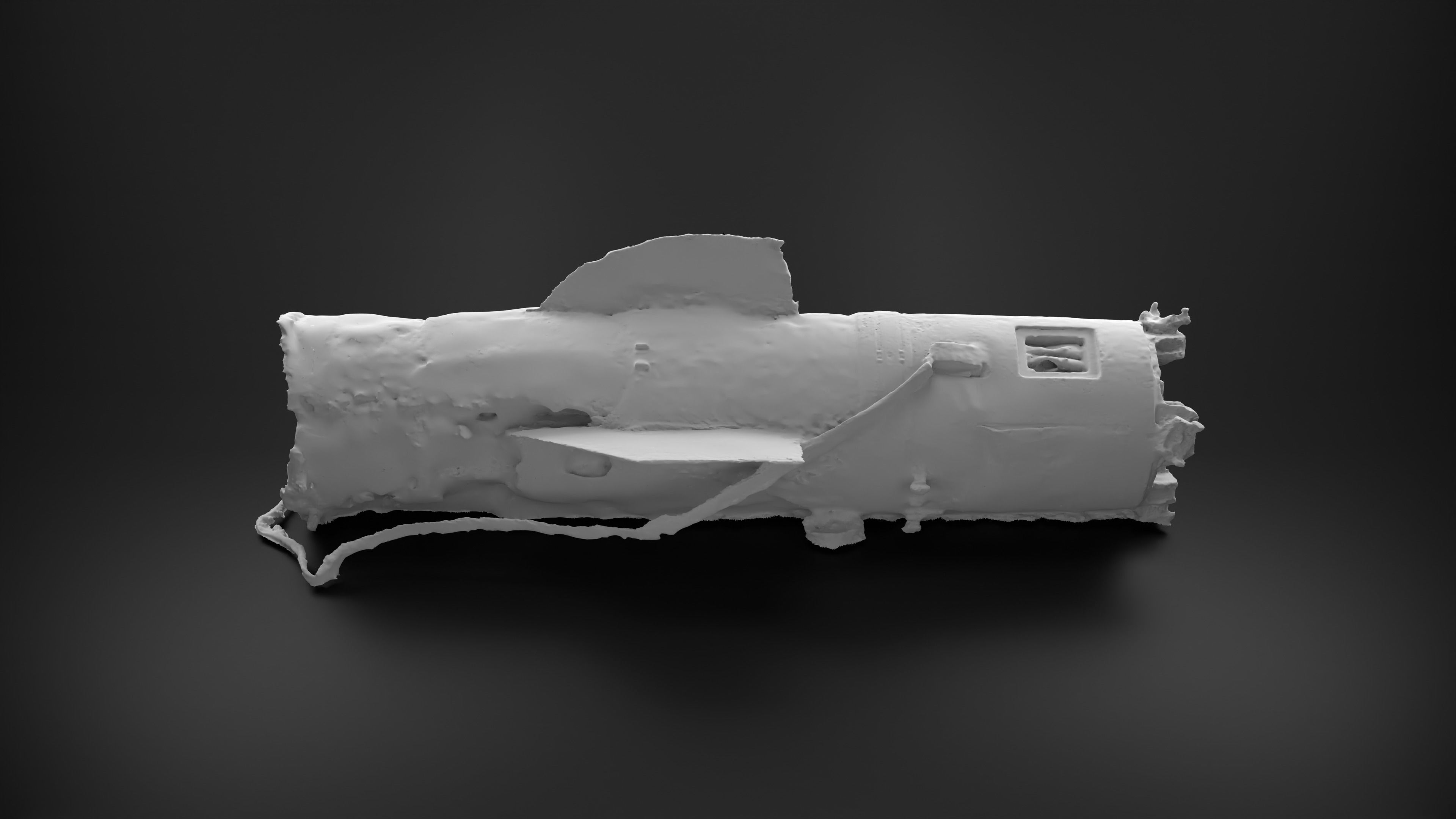 Destroyed OTR-21 SS-21 Scarab Tochka-U P2 Photoscan 3D model_11