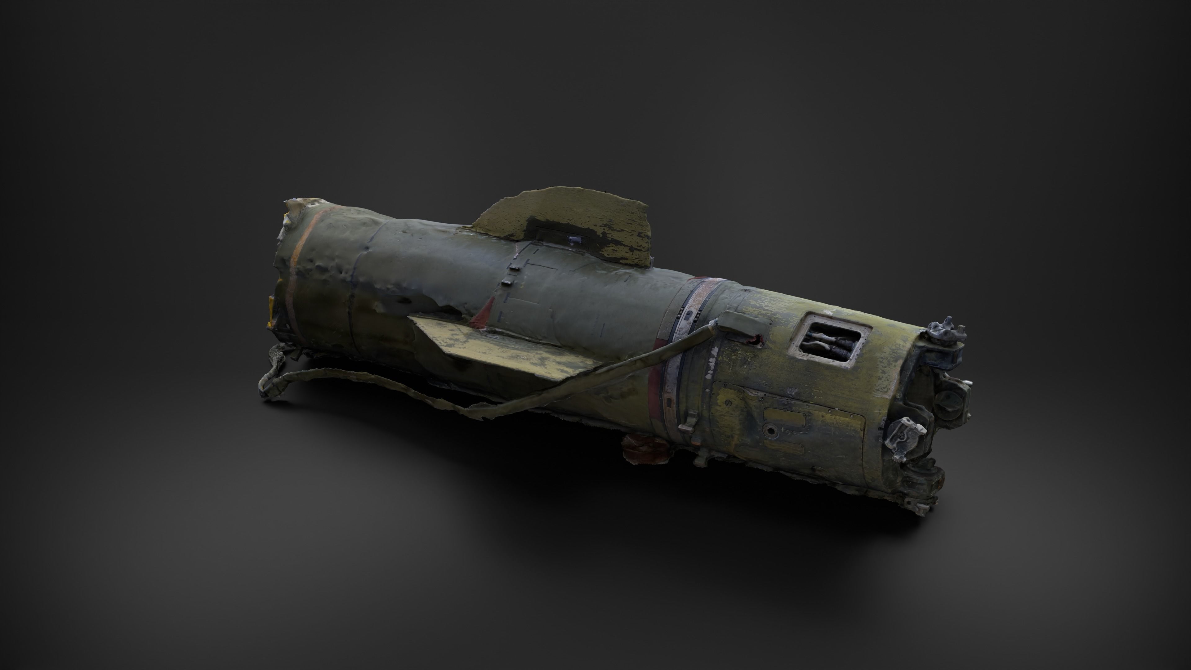 Destroyed OTR-21 SS-21 Scarab Tochka-U P2 Photoscan 3D model_8