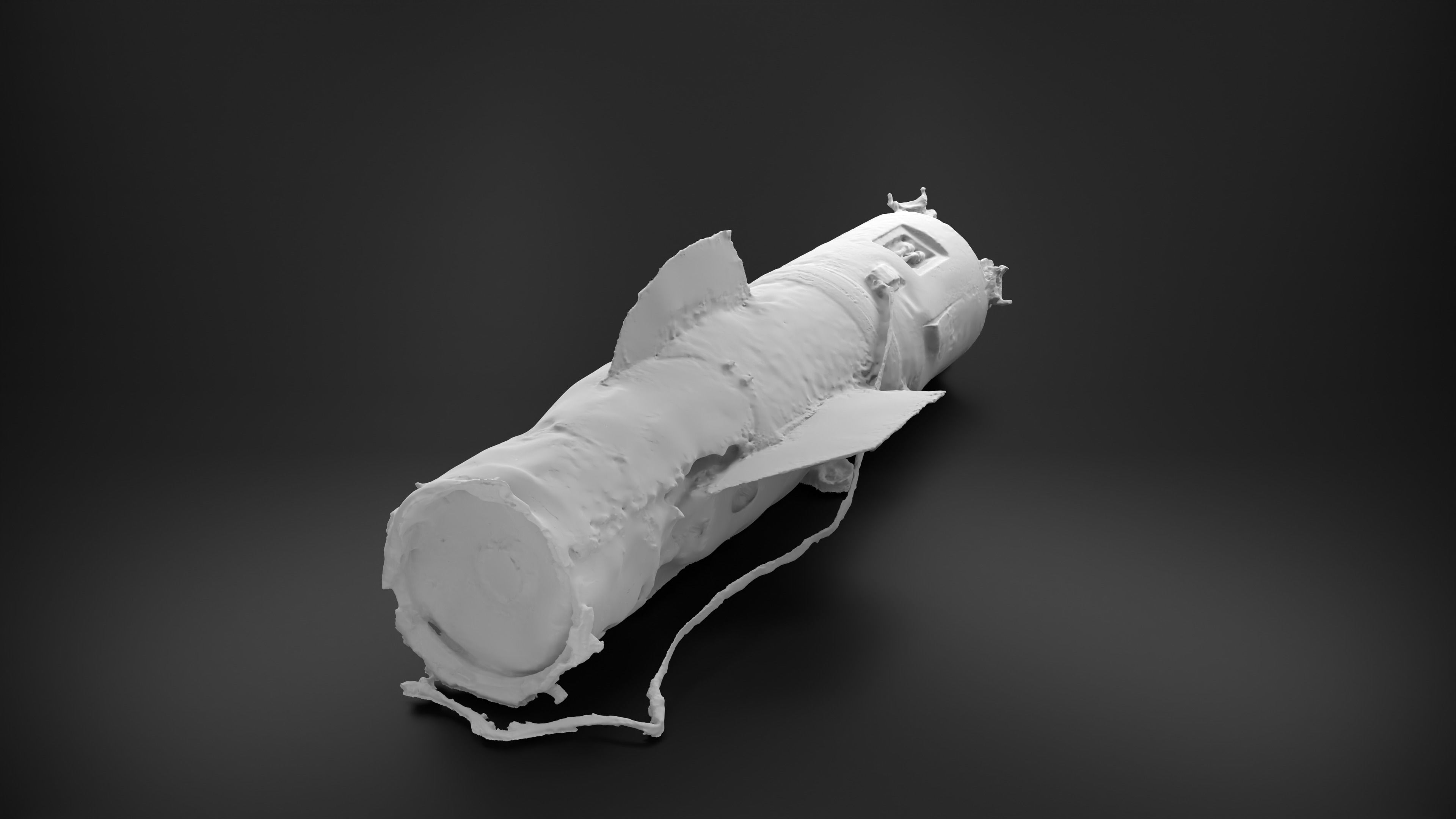 Destroyed OTR-21 SS-21 Scarab Tochka-U P2 Photoscan 3D model_3